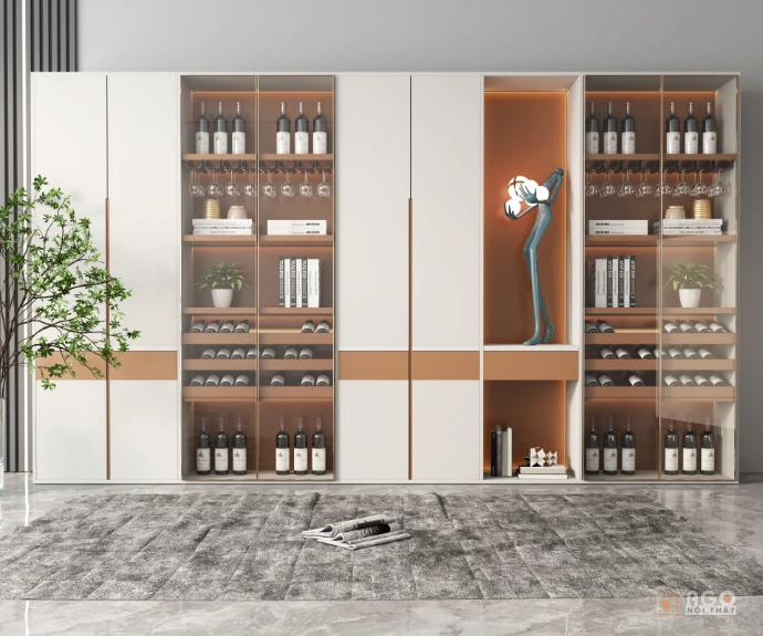 Tủ rượu tủ trang trí tủ bếp