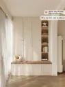Tủ Trang Trí Kết Hợp Ghế Ngồi | TTT001