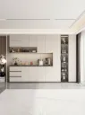 Hệ Tủ Rượu Kết Hợp Tủ Bếp Luxury | HTB003