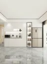 Hệ Tủ Bếp Kết Hợp Tủ Rượu Luxury | HTB005